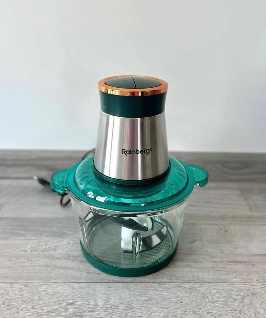 Измельчитель продуктов Rainberg RB-2201 кухонный с четырьмя ножами 1300 Вт 2 л - фото 5