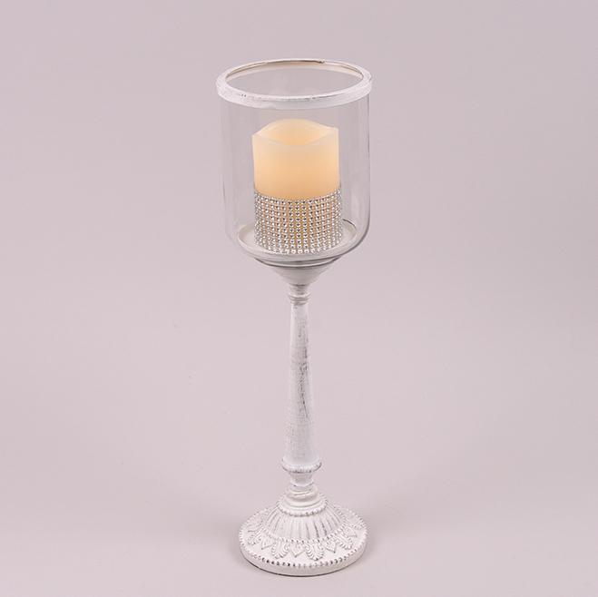 Підсвічник металевий Flora H-44,5 см (26849) - фото 4 Підсвічник металевий Flora H-44,5 см (26849) - фото 4