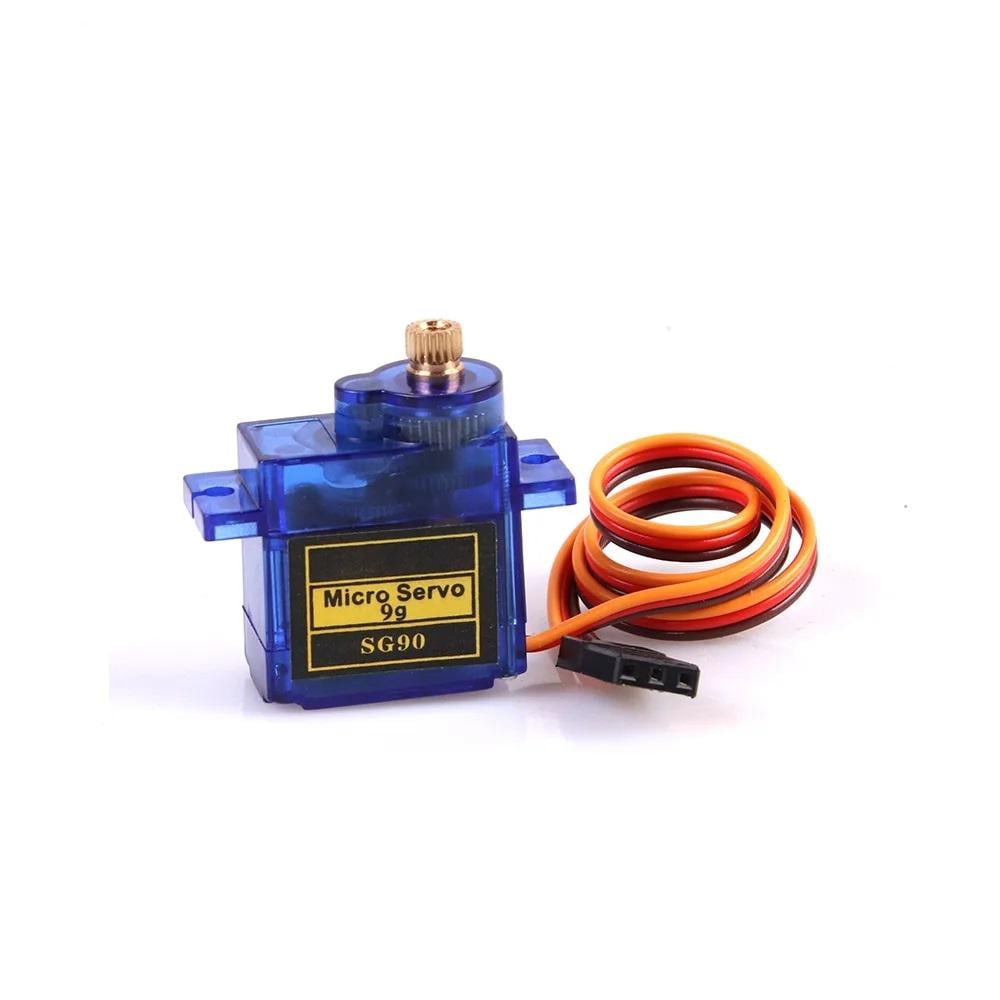 Сервопривод Servo Motor SG90 9G 180° аналоговый металлический редуктор для FPV дронов (00-00024857)