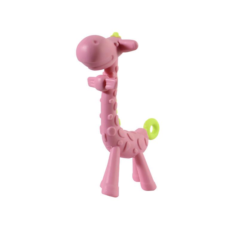 Прорезыватель для зубов силиконовый CUMENSS Giraffe Pink Прорезыватель для зубов силиконовый CUMENSS Giraffe Pink