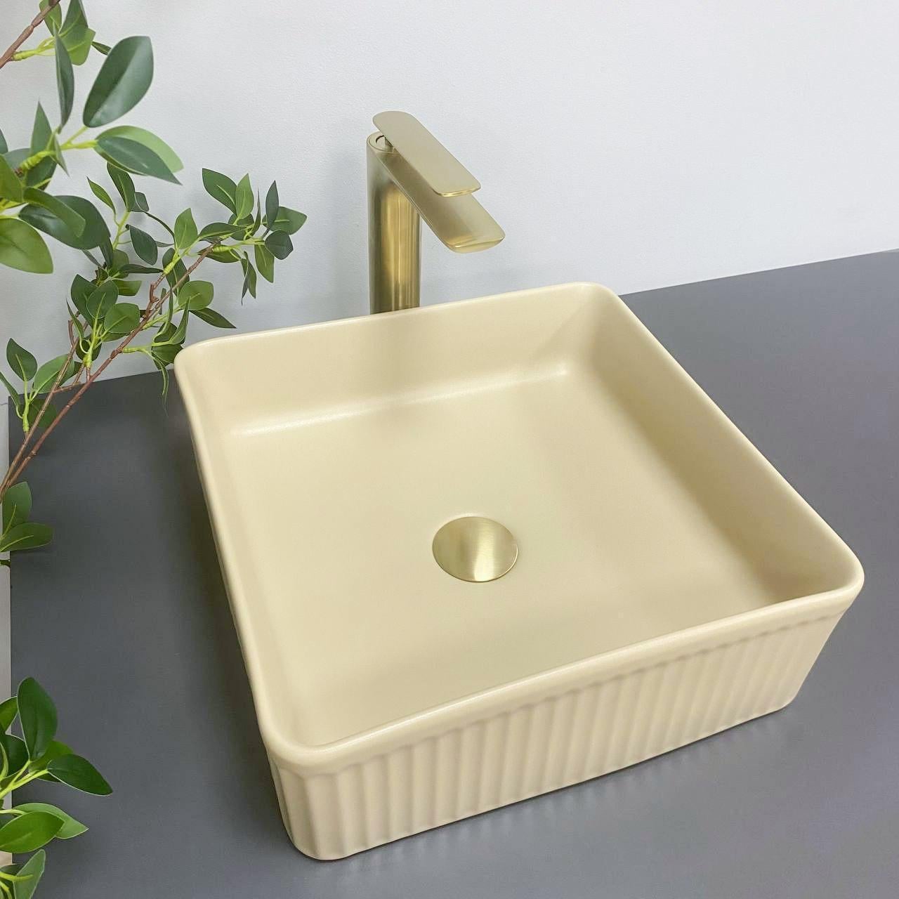 Умивальник накладний VBI BOLZANO Beige Matt (2808389359)