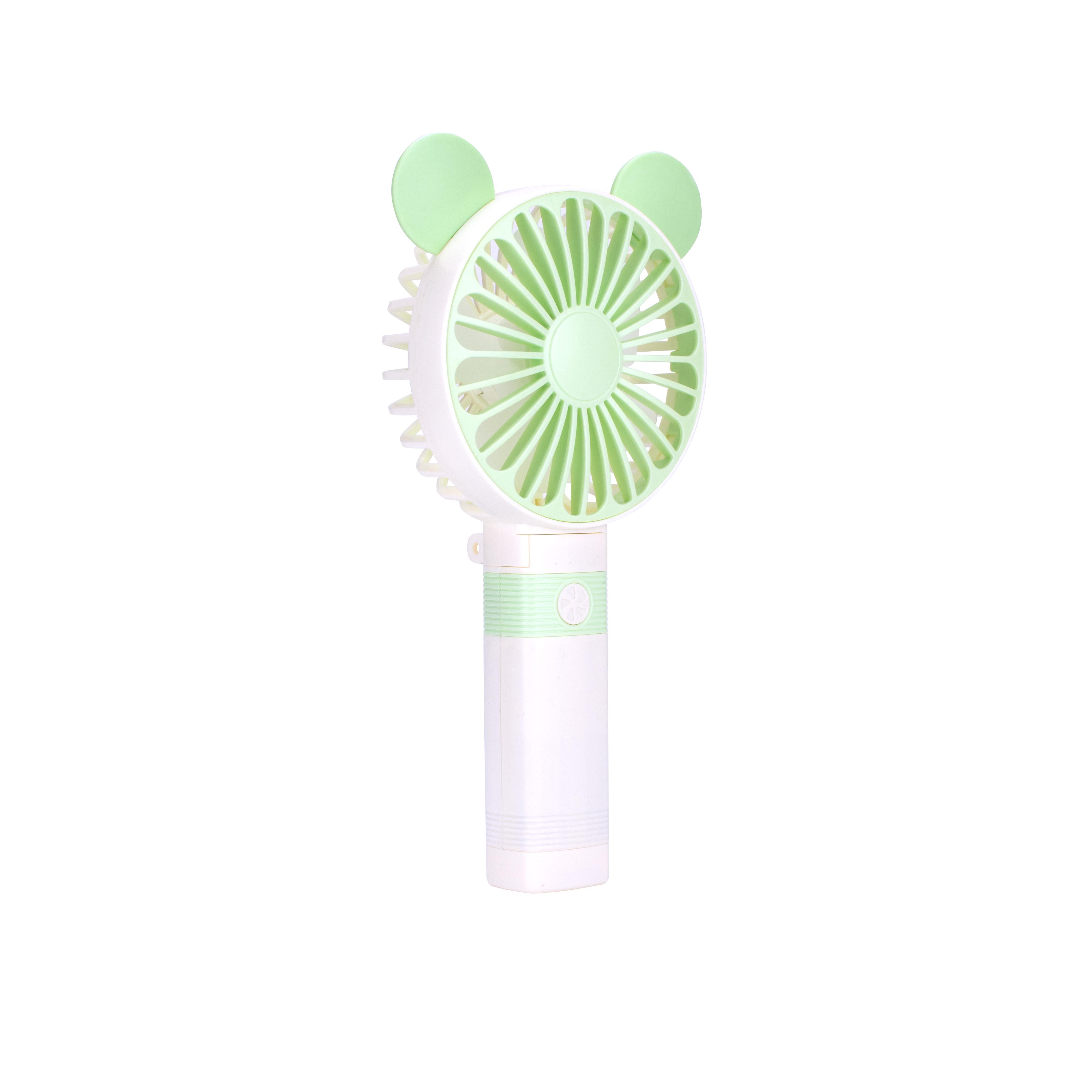 Портативний вентилятор DianDi SQ-2163 на акумуляторі White/Green - фото 3 Портативний вентилятор DianDi SQ-2163 на акумуляторі White/Green - фото 3