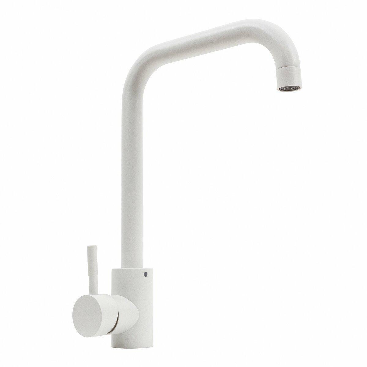 Смеситель для кухни Platinum NS02B Белый (PLTM-SP000040470)