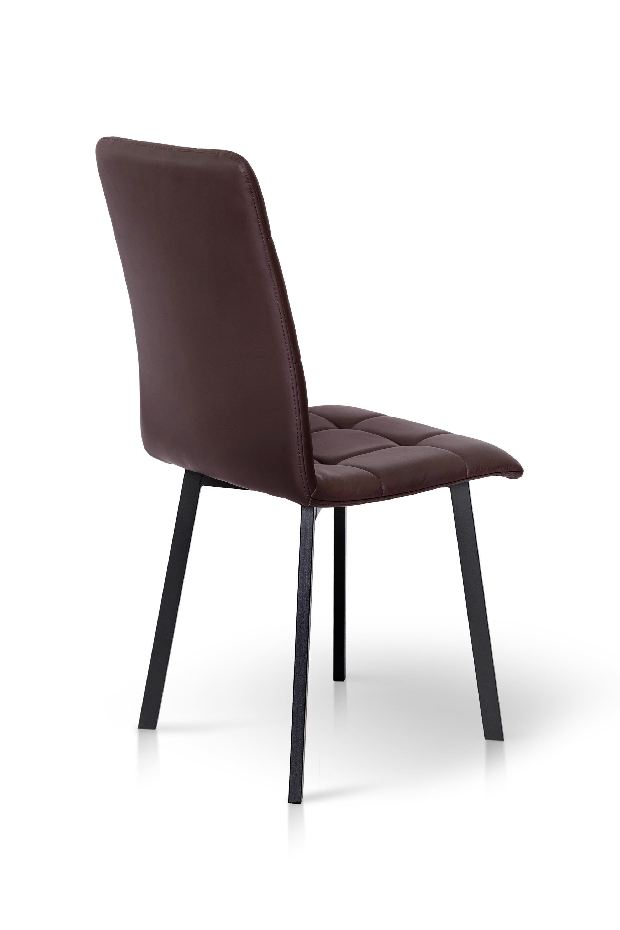 Стілець для кухні та вітальні Фіджи Трініті 450х960х530 мм Чорний/Коричневий (GAА0050900) - фото 2 Стілець для кухні та вітальні Фіджи Трініті 450х960х530 мм Чорний/Коричневий (GAА0050900) - фото 2