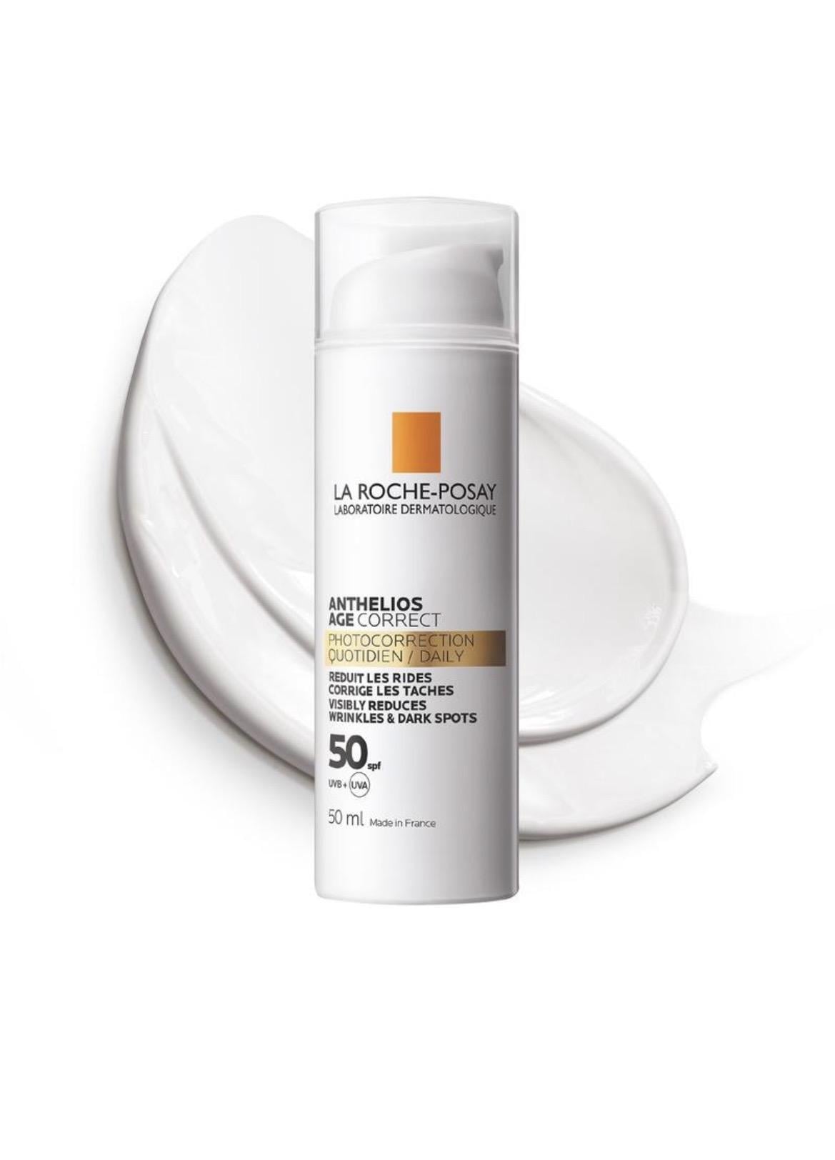 Засіб сонцезахисний антивіковий для обличчя La Roche-Posay Anthelios Age Correct SPF 50 50 мл (36946321)