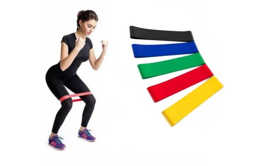 Фитнес резинки Fitness rubber bands 5 шт. - фото 3