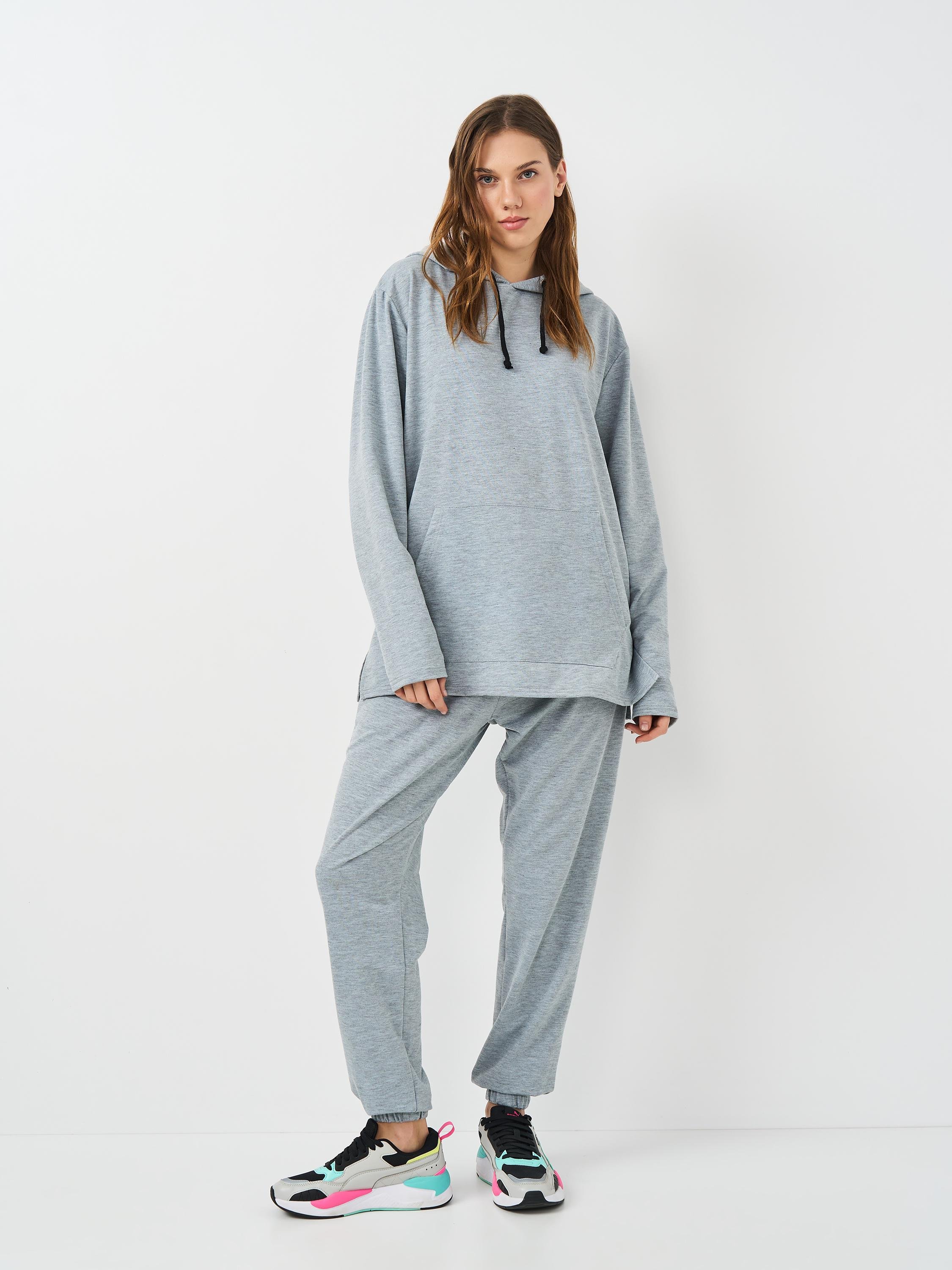 Спортивный костюм женский р. 52 Серый (2121063759)