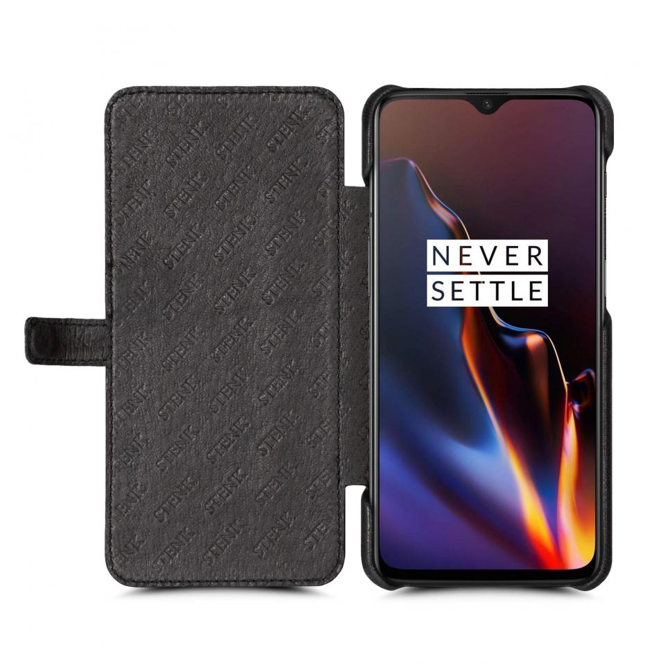Чехол книжка Stenk Premium для OnePlus 6T Черный (64216)
