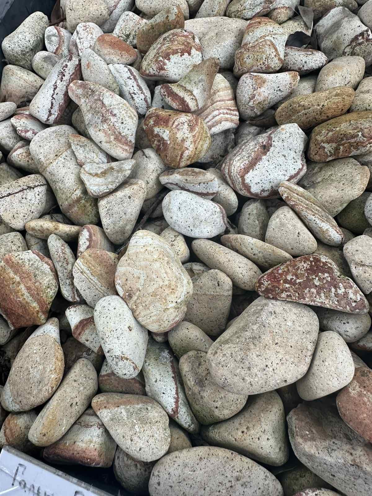 Галька Греция райдужная фракция 30-60 10 кг