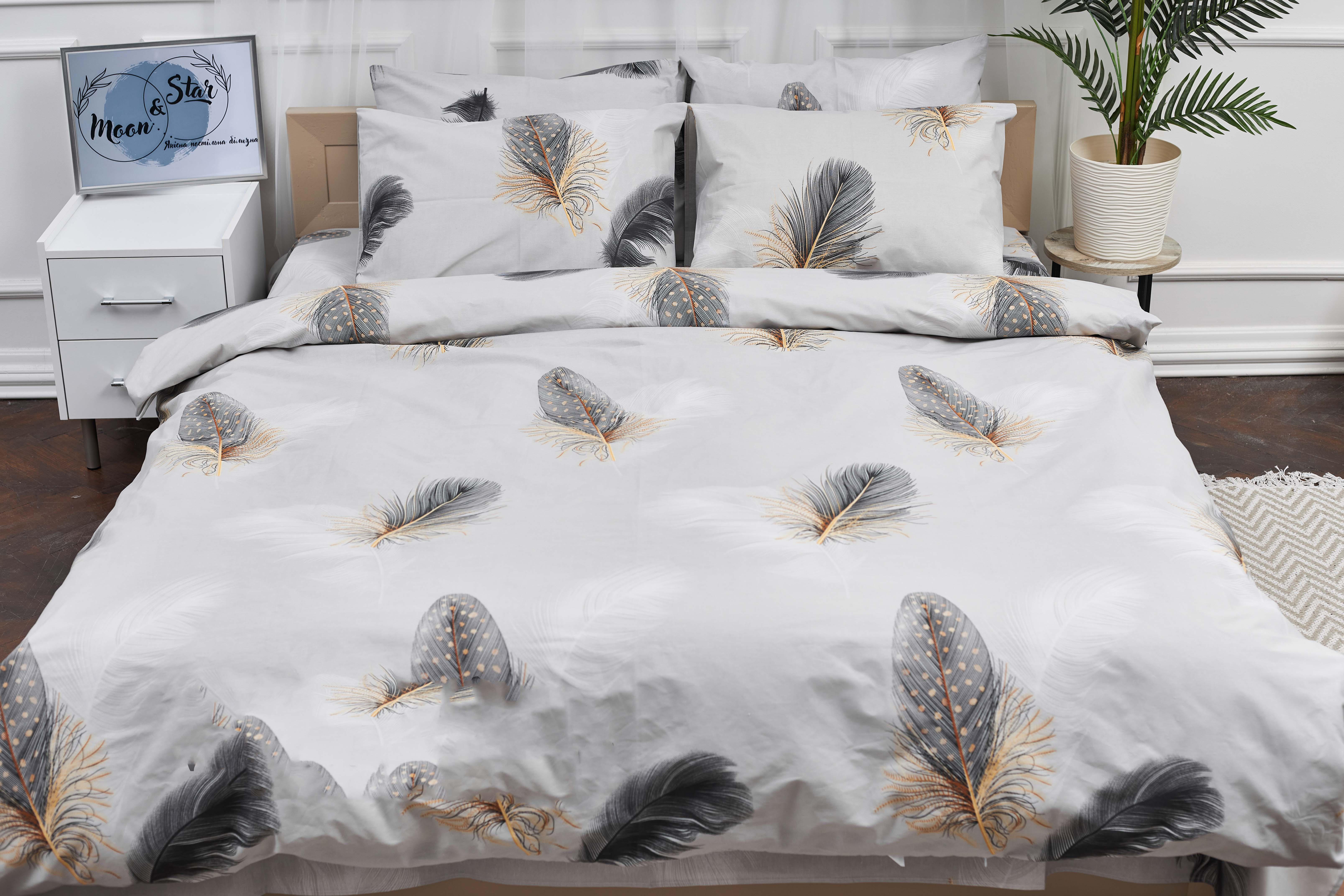 Комплект постельного белья Moon&Star Soccoro Ranforce Elite наволочки 2 шт. king size 220x240 см (MS-820000352)