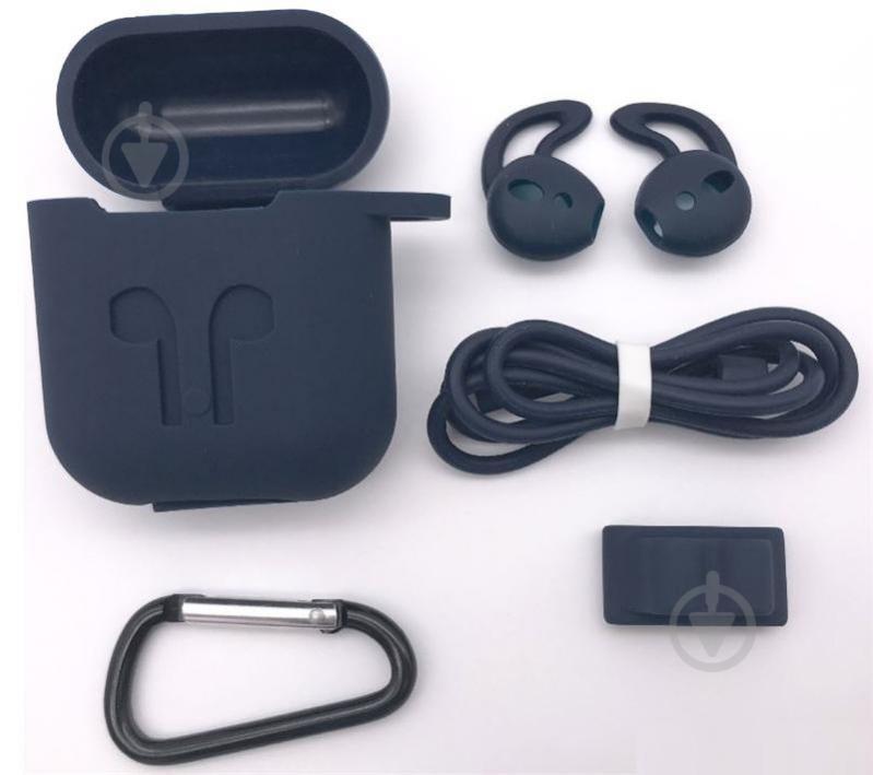 Чехол силиконовый DS Case для Apple AirPods/ AirPods 2 Black (34353233)