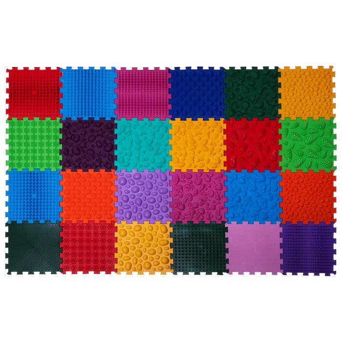 Развивающий коврик массажный Ortek мега микс 24 эл. (OR00001232) Развивающий коврик массажный Ortek мега микс 24 эл. (OR00001232)