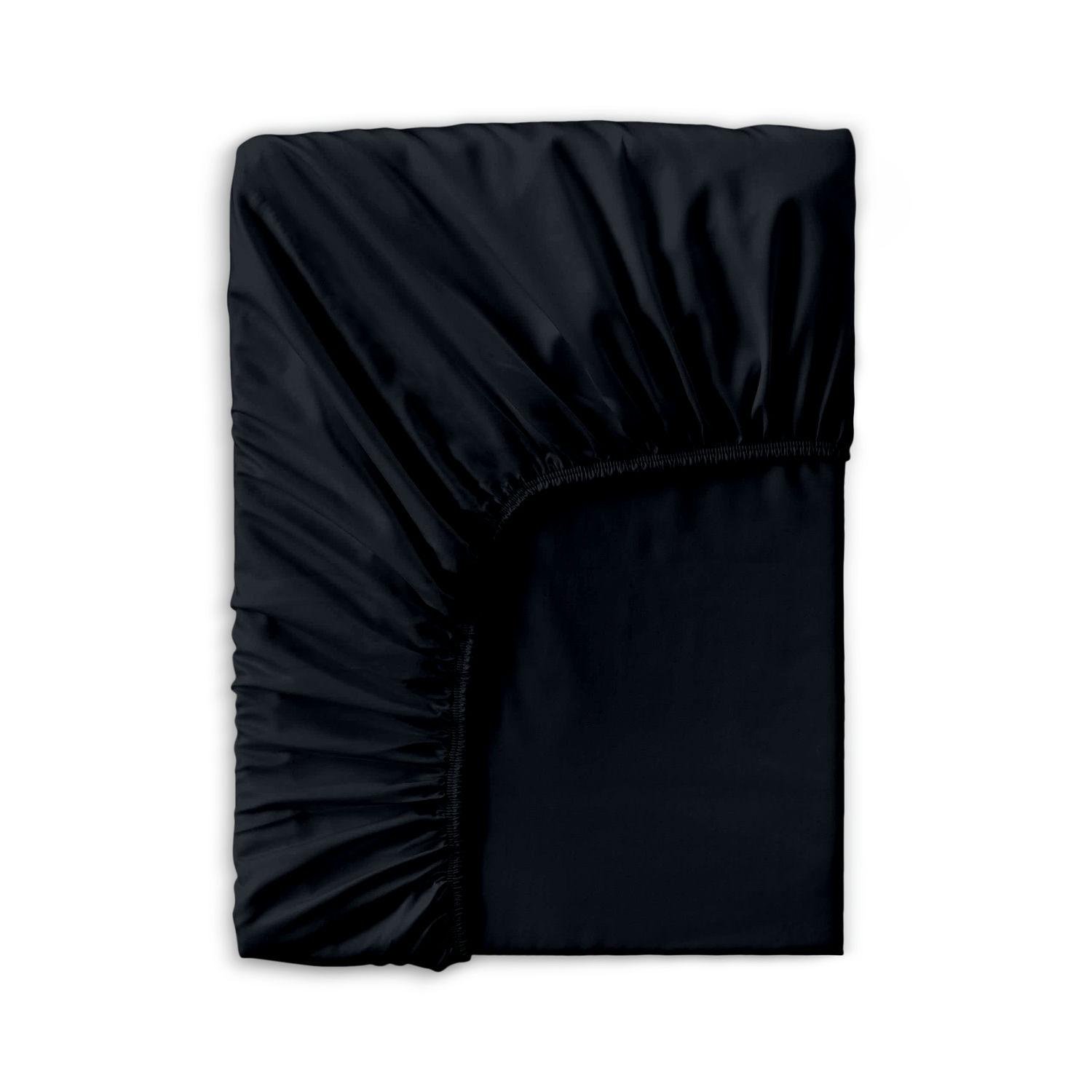 Простынь Cosas на резинке в детскую кроватку сатин 60x120 см Black (4822052162187)