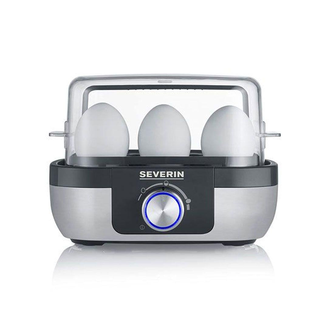 Яйцеварка електрична SEVERIN EK3169 на 6 яєць 420 Вт з таймером Чорний/Сірий (33088004)