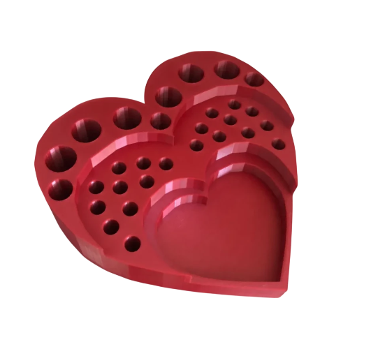 Косметический кейс-органайзер Makeup Brush Holder for Your Valentine 10 см 3D-печать