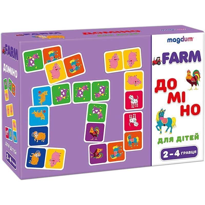 Игра настольная развивающая Домино Животные ME5032-22 (31156018)