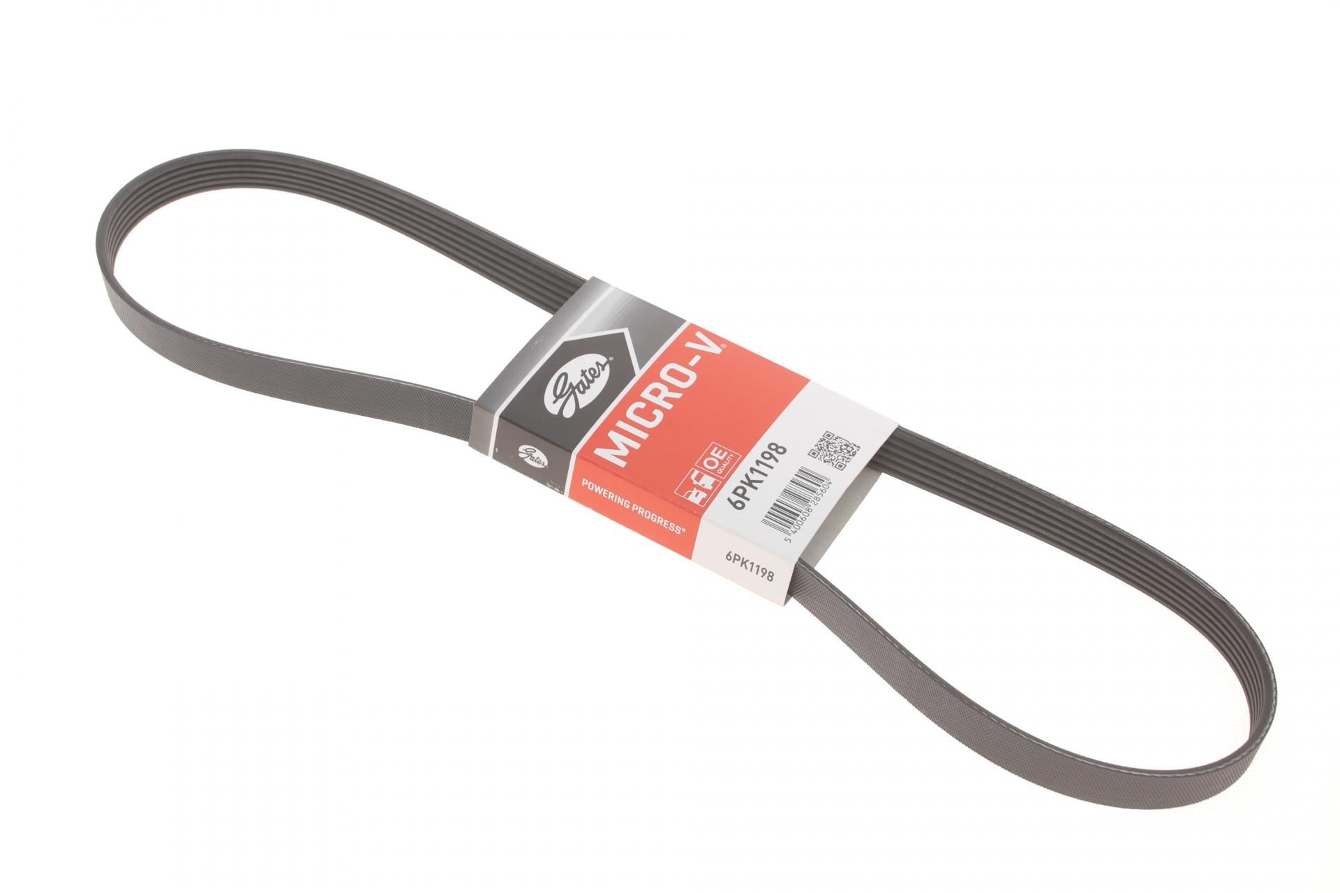 Ремень генератора GATES Renault Kangoo/Logan/Scenic/Talisman 1.4/1.5 dCi/1.6 03- (6PK1198)