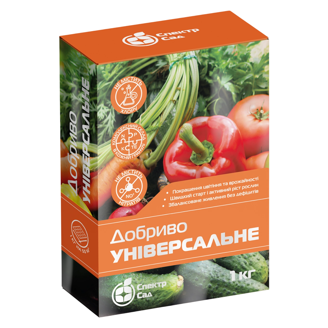 Удобрение гранулированное универсальное Спектр Сад 1 кг (K51010)