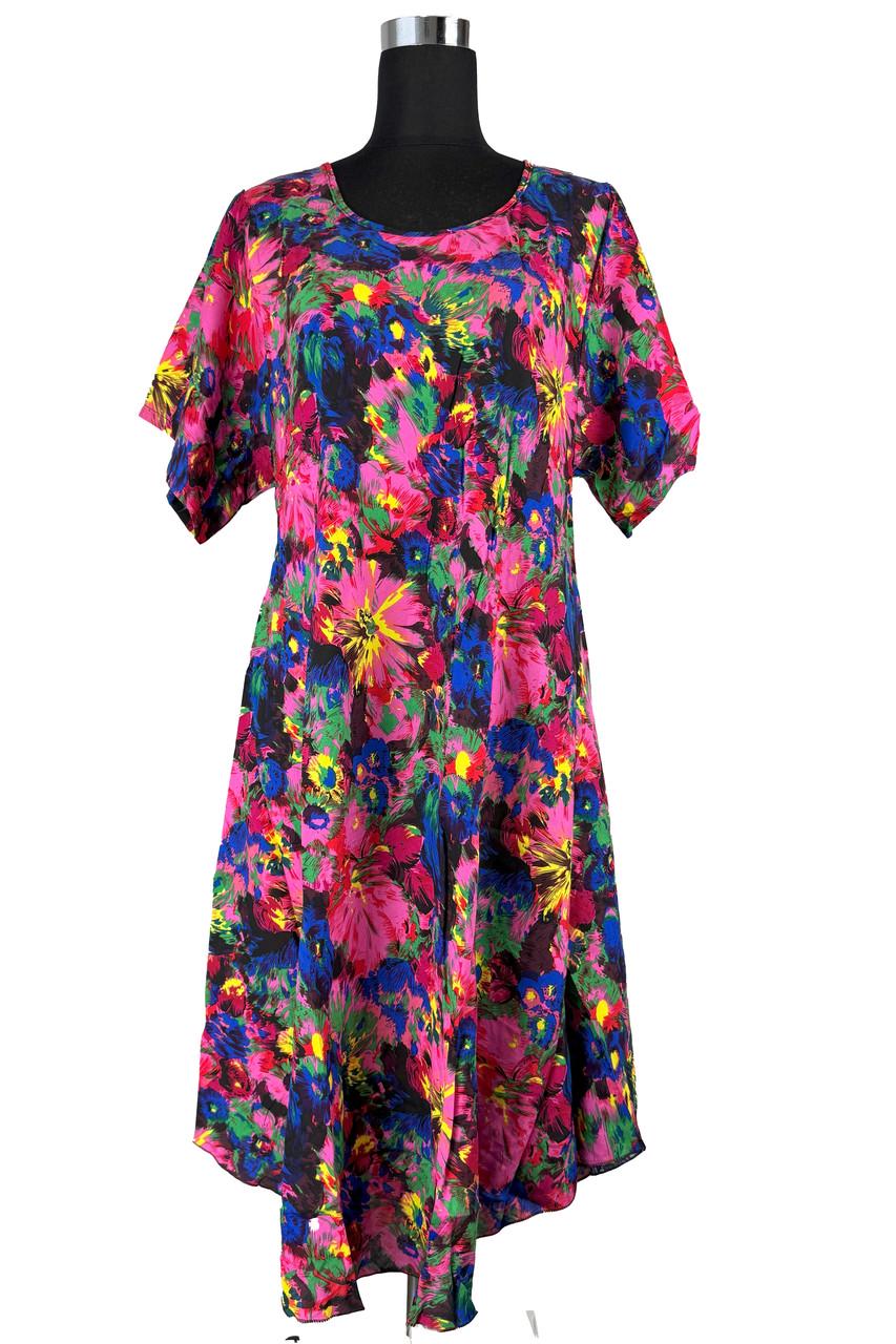 Платье женское летнее длинное 2XL Разноцветный (2603495816) - фото 2 Платье женское летнее длинное 2XL Разноцветный (2603495816) - фото 2