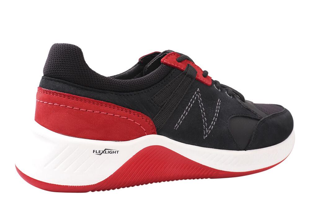 Кросівки чоловічі Konors зі шкіри-нубука на шнурівці р. 42 Чорний (526-21DTS) - фото 4