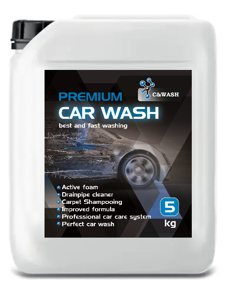 Активна піна/безконтактна мийка C&WASH Premium Car Wash Export суперконцентрат 1:9 всесезонна 5 кг