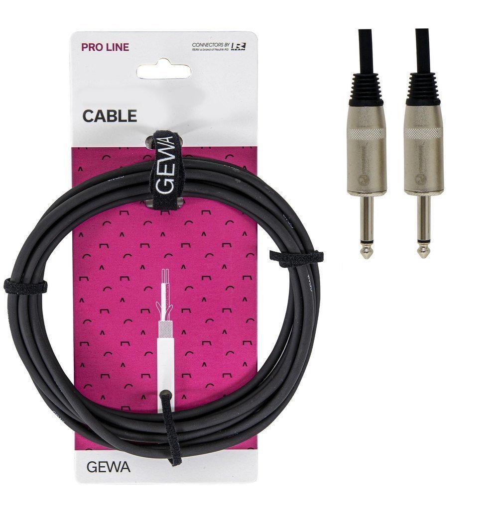 Кабель акустичний GEWA Pro Line Mono Jack 6,3 мм/Mono Jack 6,3 мм 1 м (G-190620) - фото 2