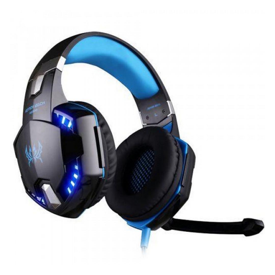 Навушники ігрові Kotion Each G2000 Pro Gaming Headset з мікрофоном і підсвічуванням Black/Blue - фото 3