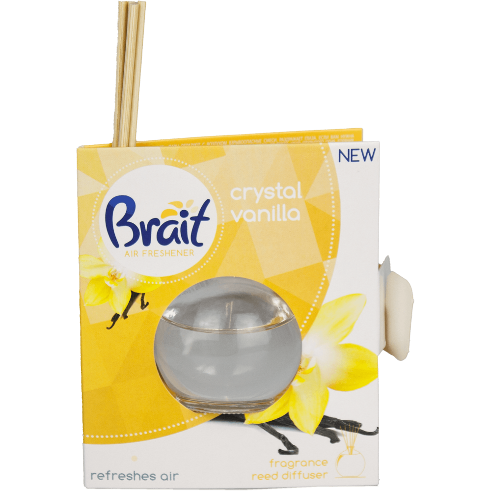 Ароматичний дифузор для приміщень Brait Crystal Vanilla 40 мл