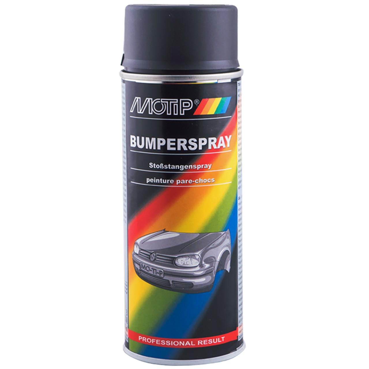 Фарба-емаль для пластику Motip Bumperspray 400 мл Антрацит Фарба-емаль для пластику Motip Bumperspray 400 мл Антрацит