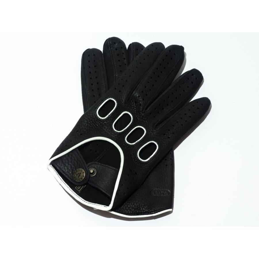 Перчатки мужские Alpa Gloves 8015-15 автомобильные натуральная кожа р. 9 Черный (28675944)