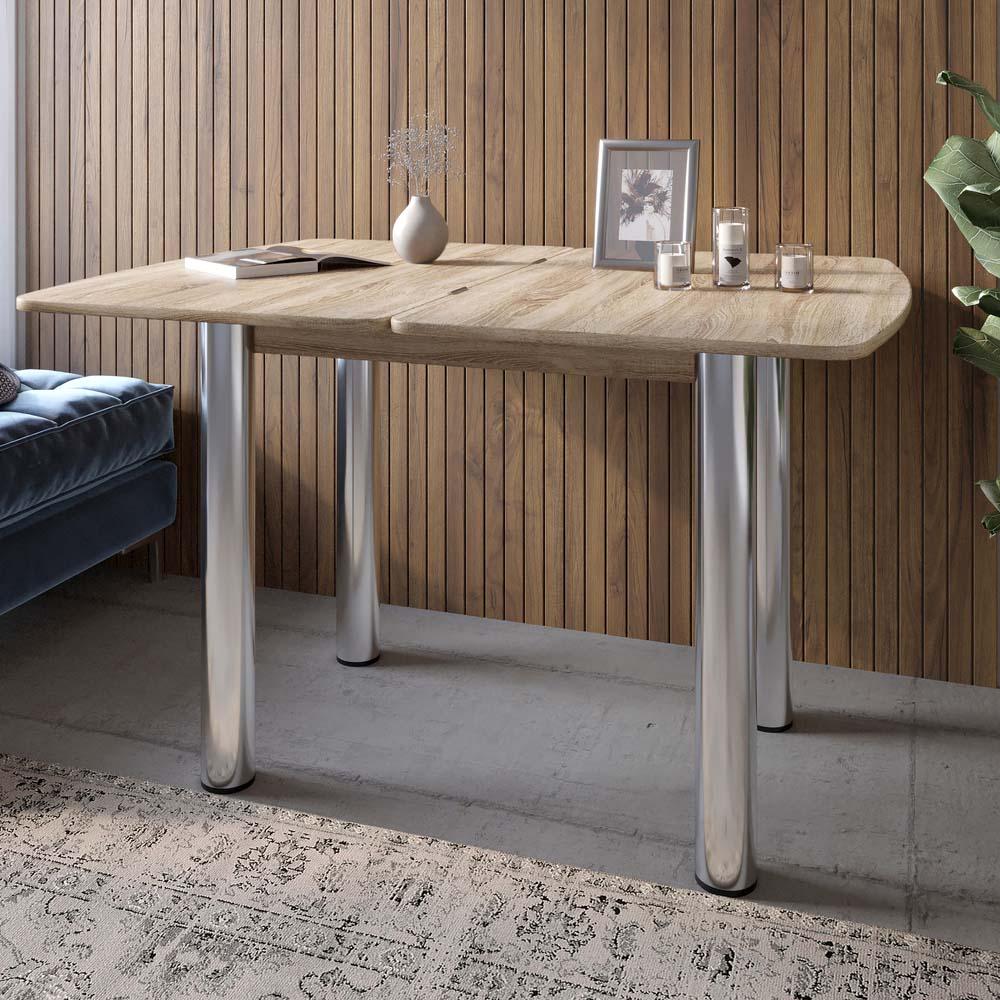 Обеденный стол Lion Нота раскладной 60x90/90x120 см Дуб Сонома (000-000-2620)