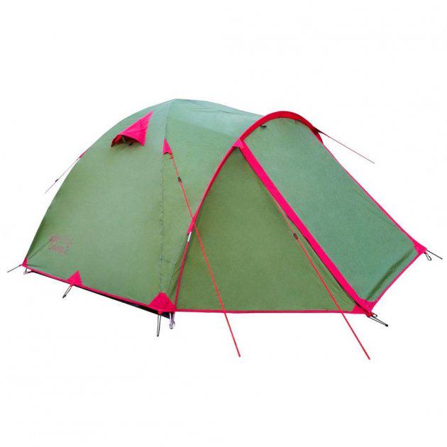 Палатка 2-местная Tramp Lite Camp 2 220х300х120 см Олива - фото 1