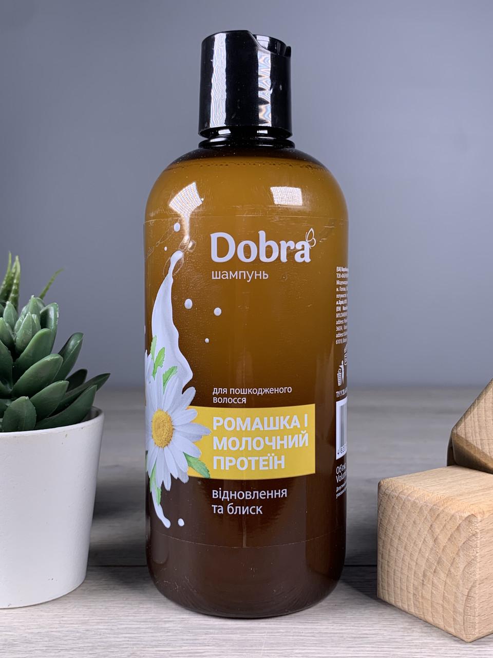 Шампунь для волос Dobra Ромашка и молочный протеин 500 мл (1902514764)