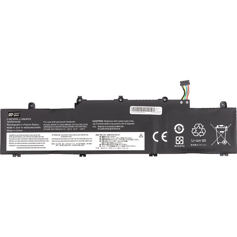 Акумулятор Power для ноутбуків Lenovo ThinkPad E14 Gen2 L19C3PD5 11,55V 4650mAh