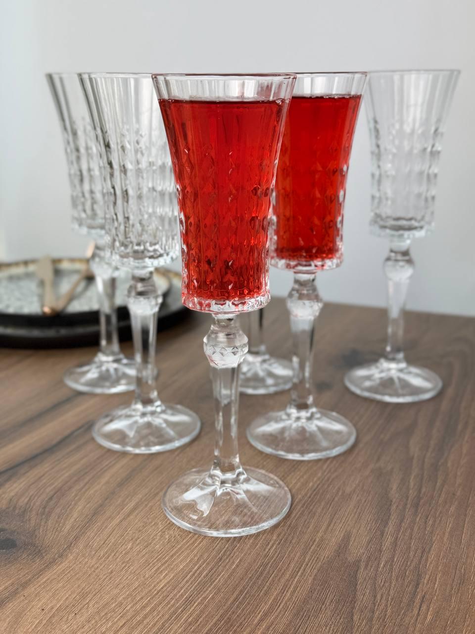 Набор бокалов для шампанского Халиф 6 шт. 145 мл Прозрачный (101-089) - фото 5 Набор бокалов для шампанского Халиф 6 шт. 145 мл Прозрачный (101-089) - фото 5