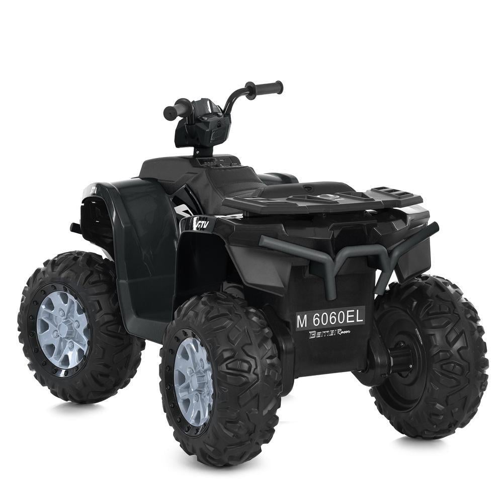 Детский электроквадроцикл Bambi M 6060EL 24V Черный - фото 4
