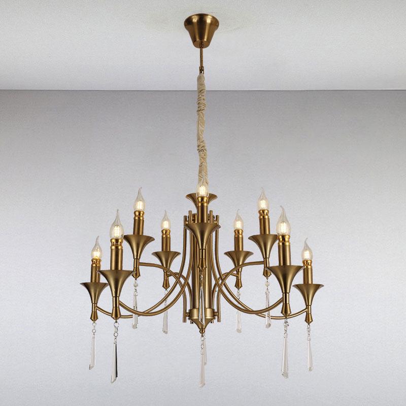 Люстра подвесная свечи Light House LS-13385-5+5 CU Бронзовый