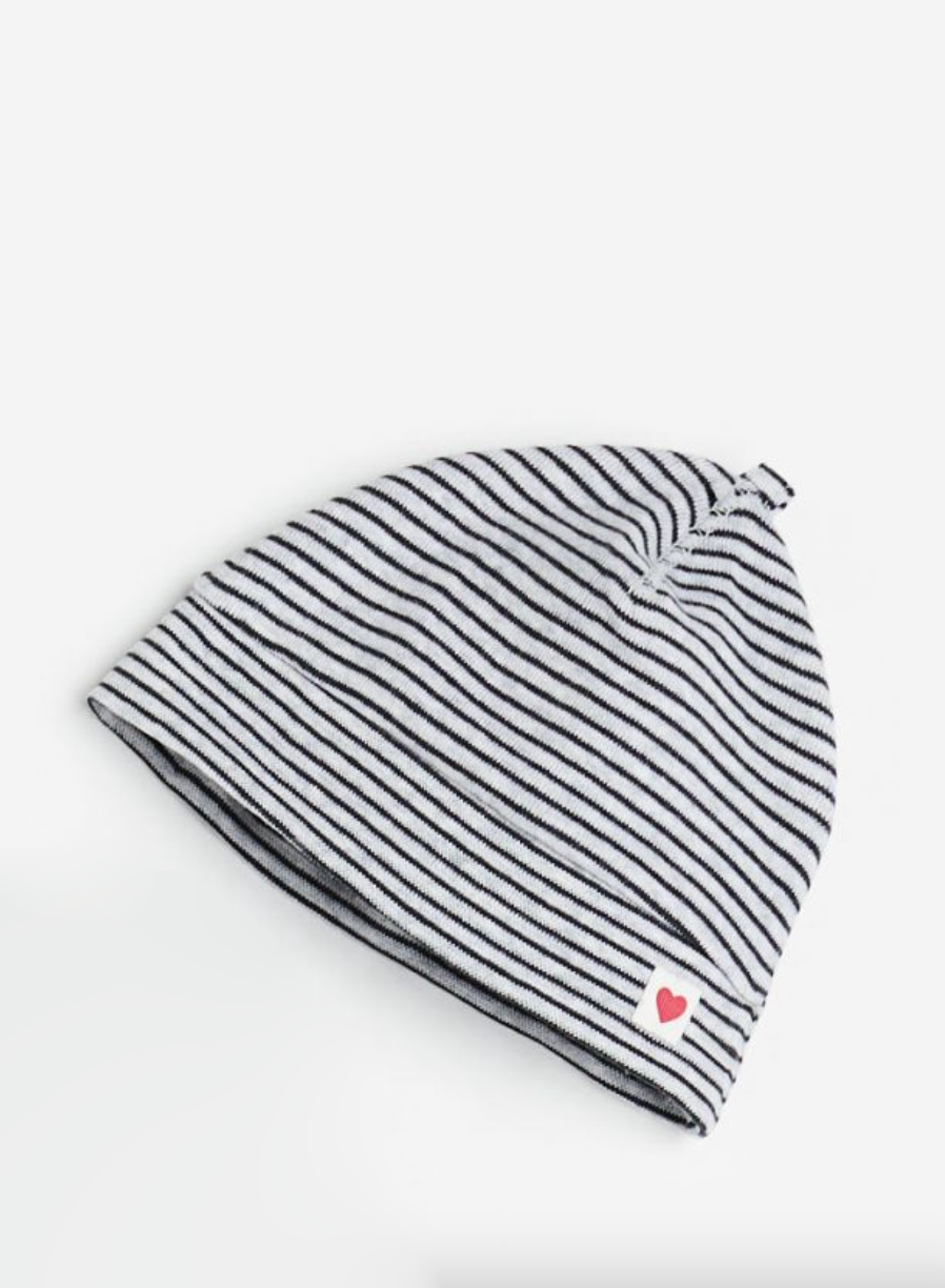 Шапка H&M в полоску 62/42 см Серый (1183656)