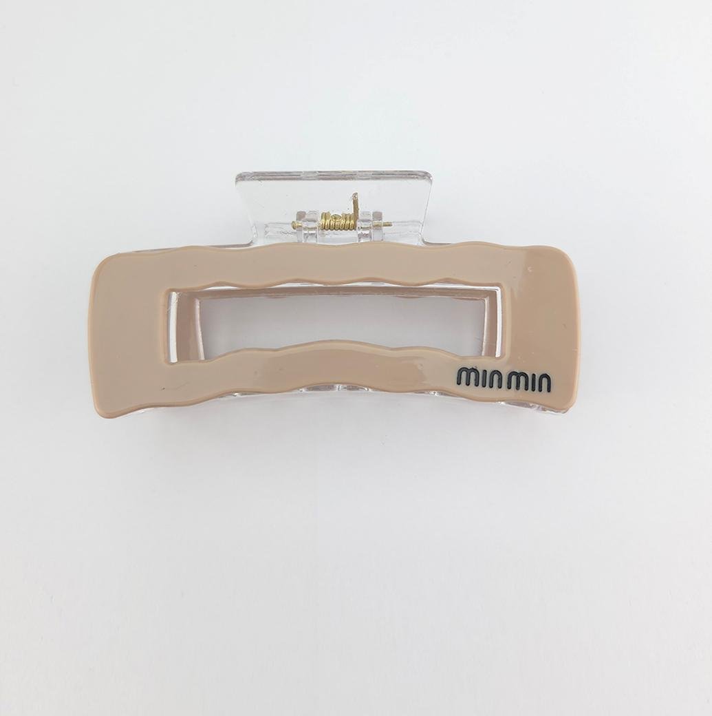 Краб для волос К6020-1-2 Бежевый (27685076)