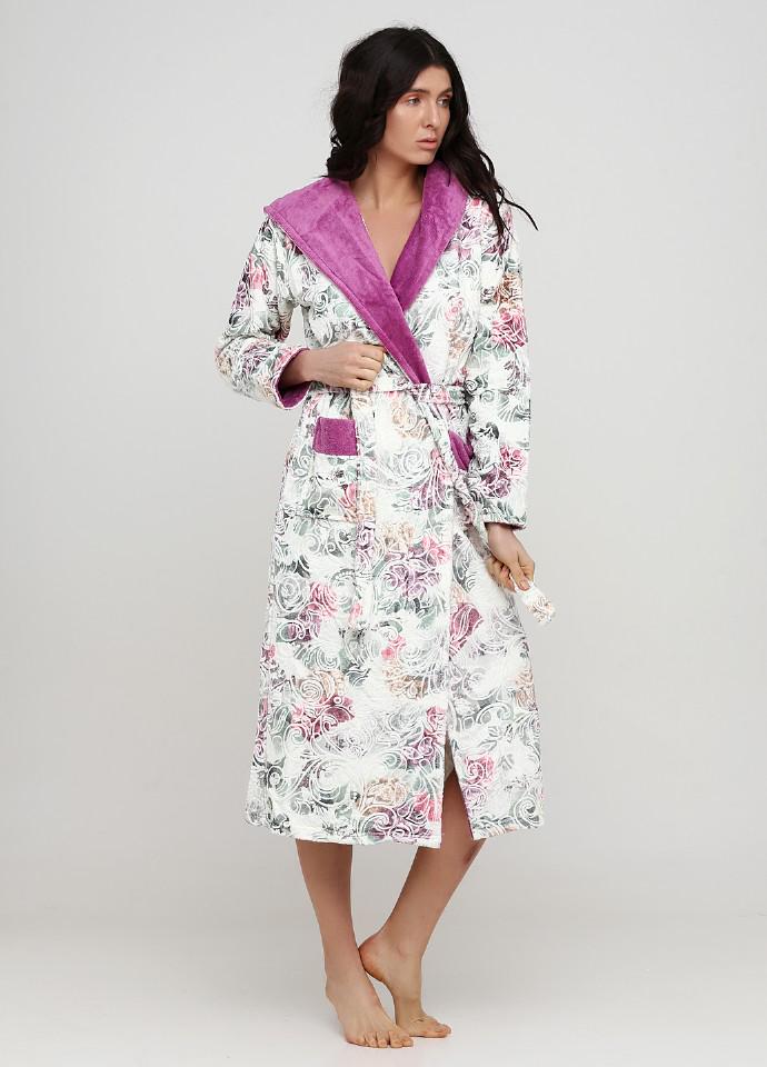 Халат Wild Love XL Разноцветный/Фиолетовый (998)