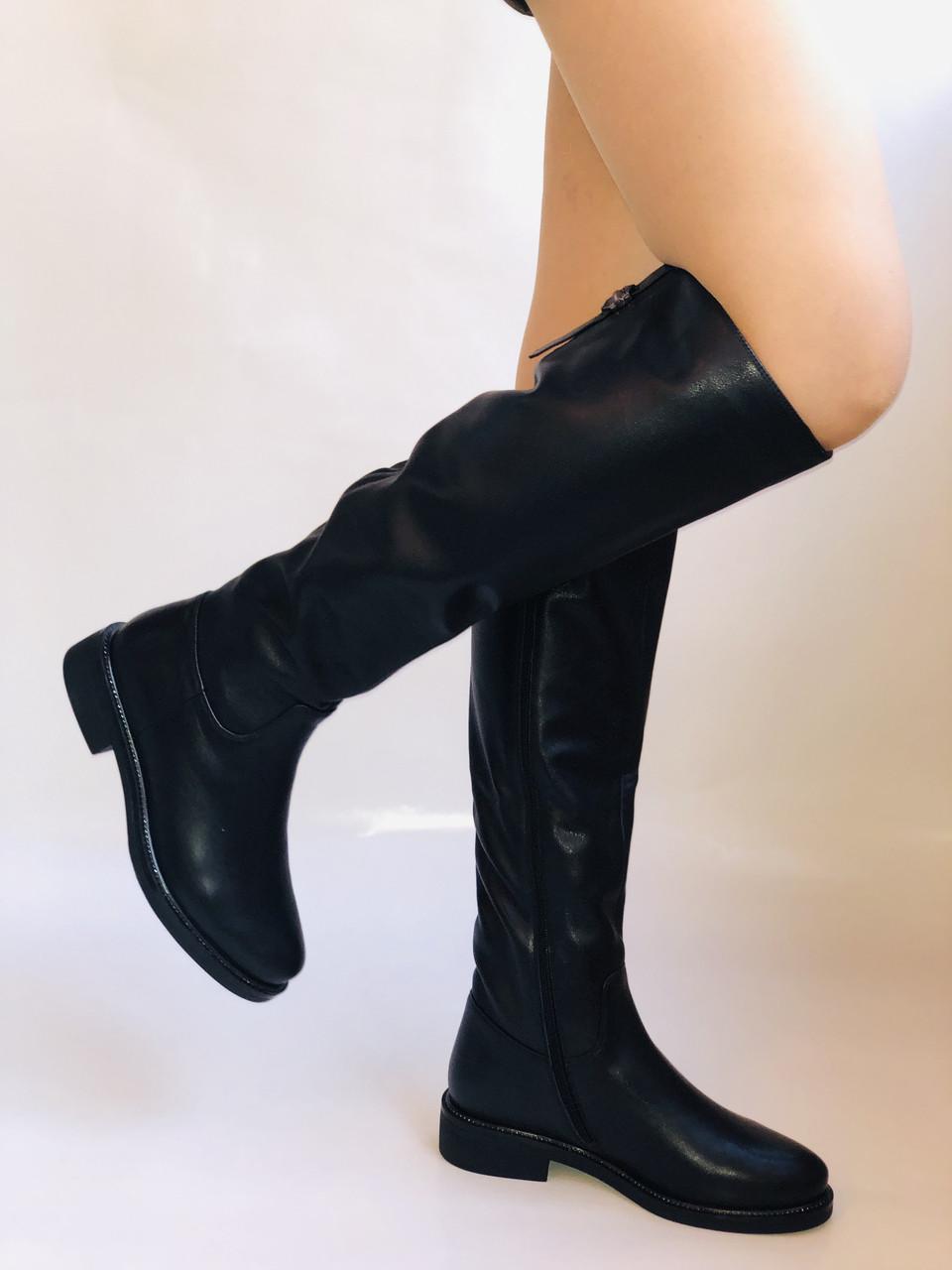 Ботфорти жіночі зимові Molka р. 37 24,0 см Чорний (2444) - фото 3 Ботфорти жіночі зимові Molka р. 37 24,0 см Чорний (2444) - фото 3