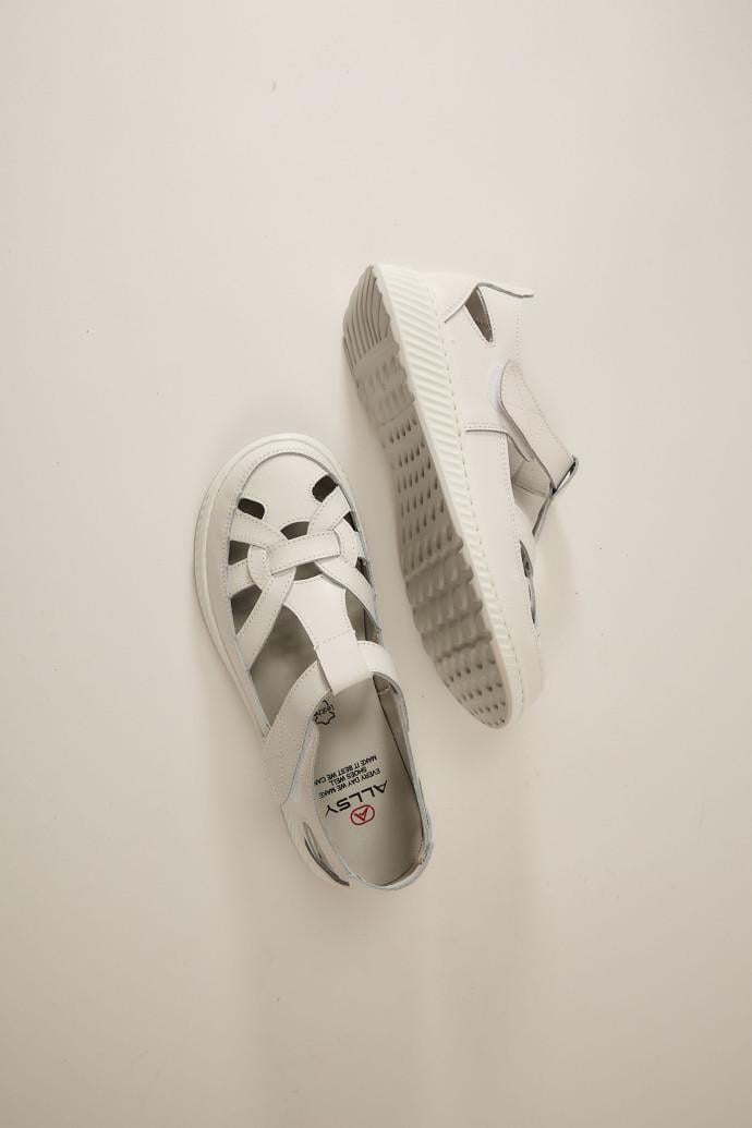 Сандалии женские ALLSY на платформе р. 39 Белый (195168) - фото 5