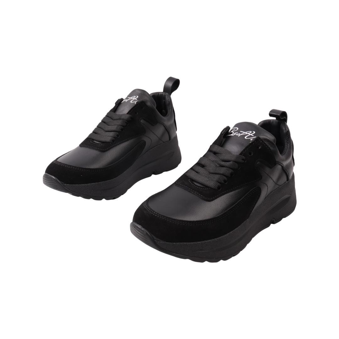 Кросівки жіночі Best Vak зі шкіри р. 38 Чорний (63-21/22DTS) - фото 5