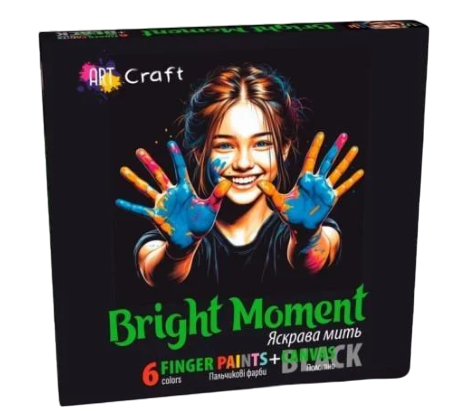 Набір для творчості ART CRAFT Яскрава мить 5030-AC чорне полотно 25х30 см (RLT45709)
