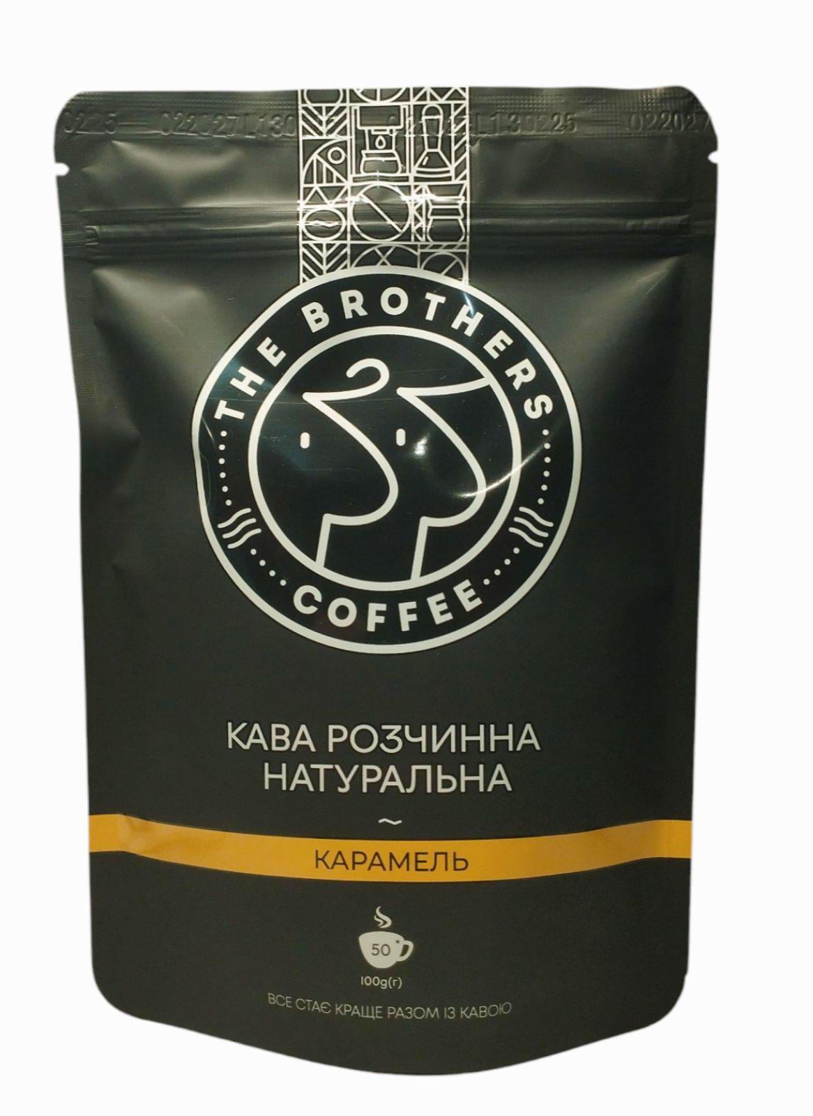 Кофе Brothers растворимый Карамель 100 г (60250)