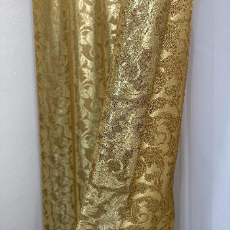 Шторы Севилья жаккардовые 1,5х2,7 м 2 шт. Золотой - фото 7 Шторы Севилья жаккардовые 1,5х2,7 м 2 шт. Золотой - фото 7