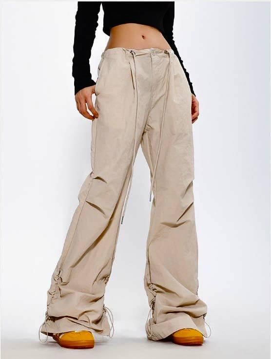 Брюки парашюты подростковые для девочки IRmAS 1158 см 164 см Бежевый