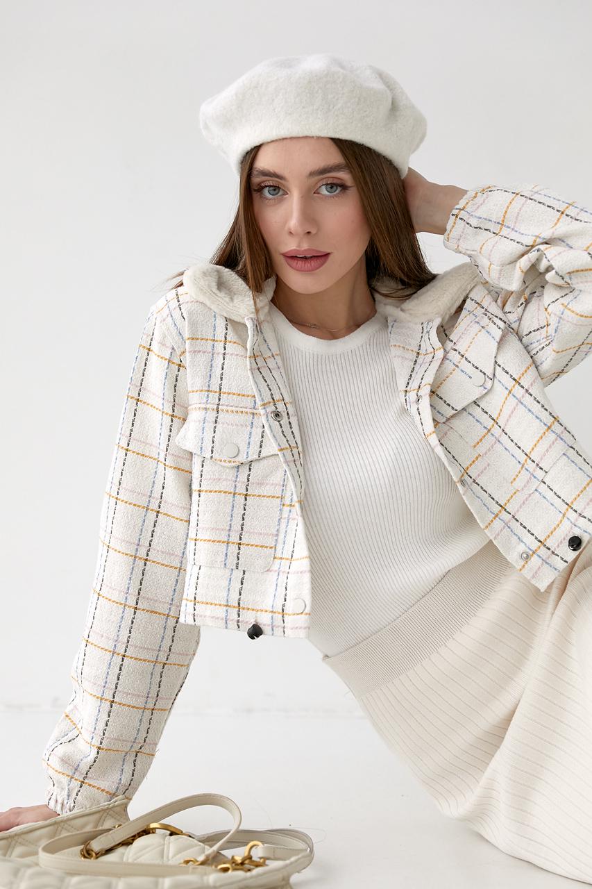 Жакет короткий S Молочний (1966) - фото 5 Жакет короткий S Молочний (1966) - фото 5