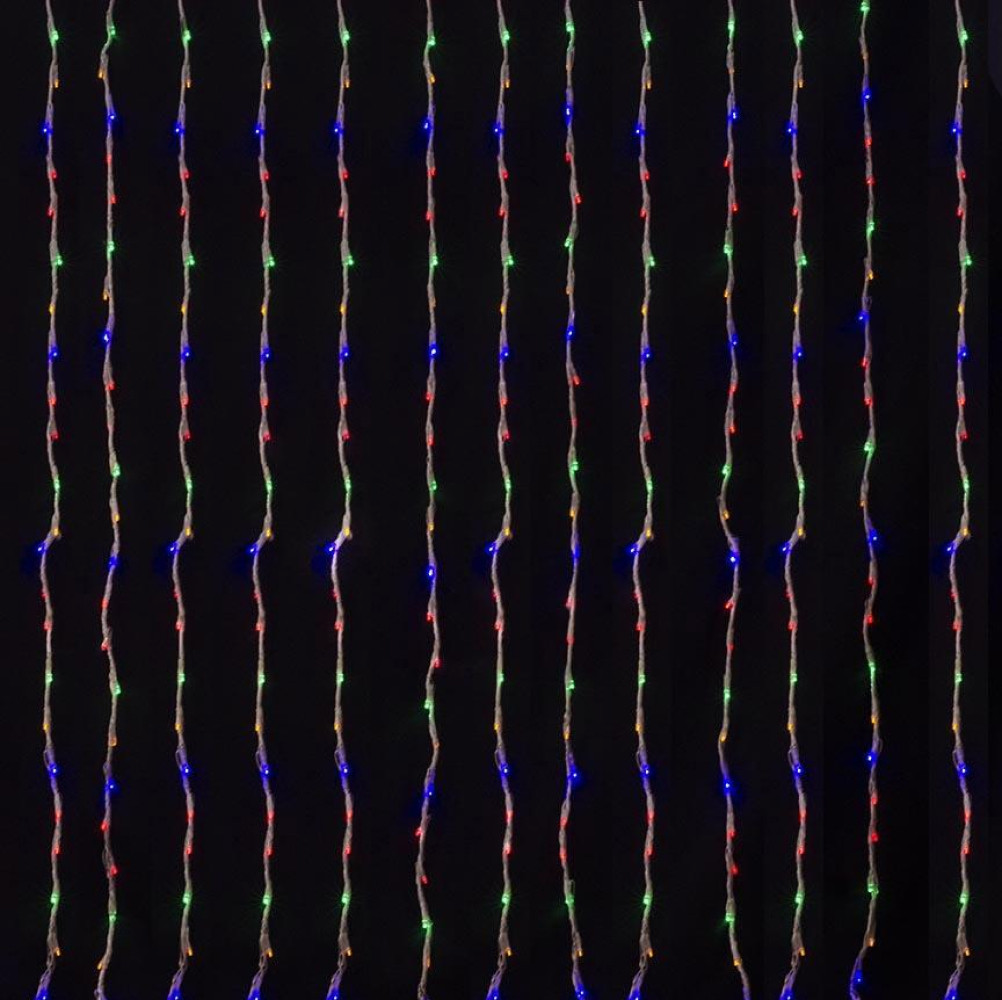 Гирлянда водопад светодиодная 200 LED 2x2 м 8 режимов 220В IP54 Мультиколор - фото 9 Гирлянда водопад светодиодная 200 LED 2x2 м 8 режимов 220В IP54 Мультиколор - фото 9