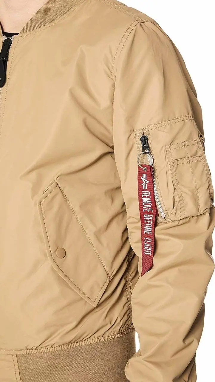 Вітрівка Alpha Industries L-2B Scout Flight Jacket M Beige (MJL46000C1BGM) - фото 7 Вітрівка Alpha Industries L-2B Scout Flight Jacket M Beige (MJL46000C1BGM) - фото 7